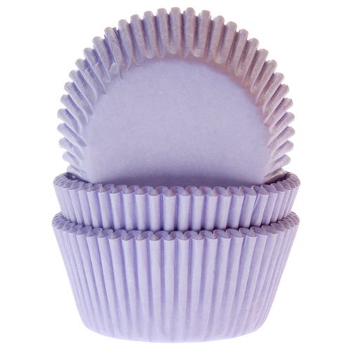 Muffinsforme lys lilla - ekstra tykt papir 50 stk