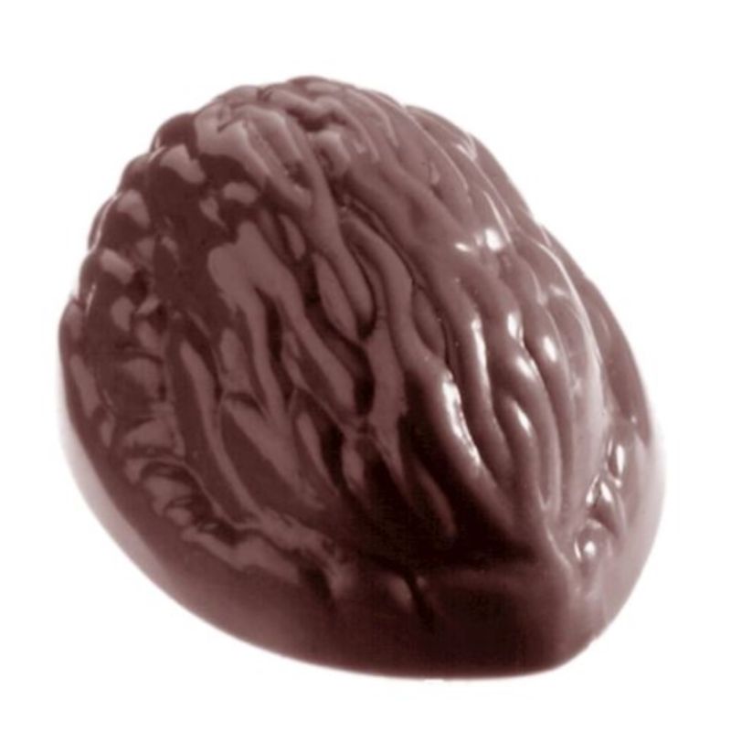 Se Professionel chokoladeform i polycarbonat - Nut CW1015 hos BageTid.dk