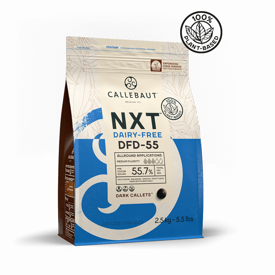 Se Callebaut NXT Dairy-free Dark 55,7% - 2,5 kg hos BageTid.dk