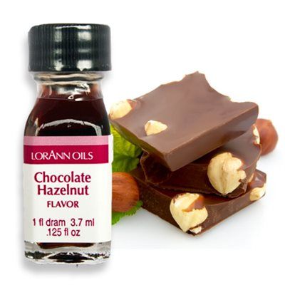 Se Chocolate Hazelnut aroma superkoncentreret 3,7 ml hos BageTid.dk