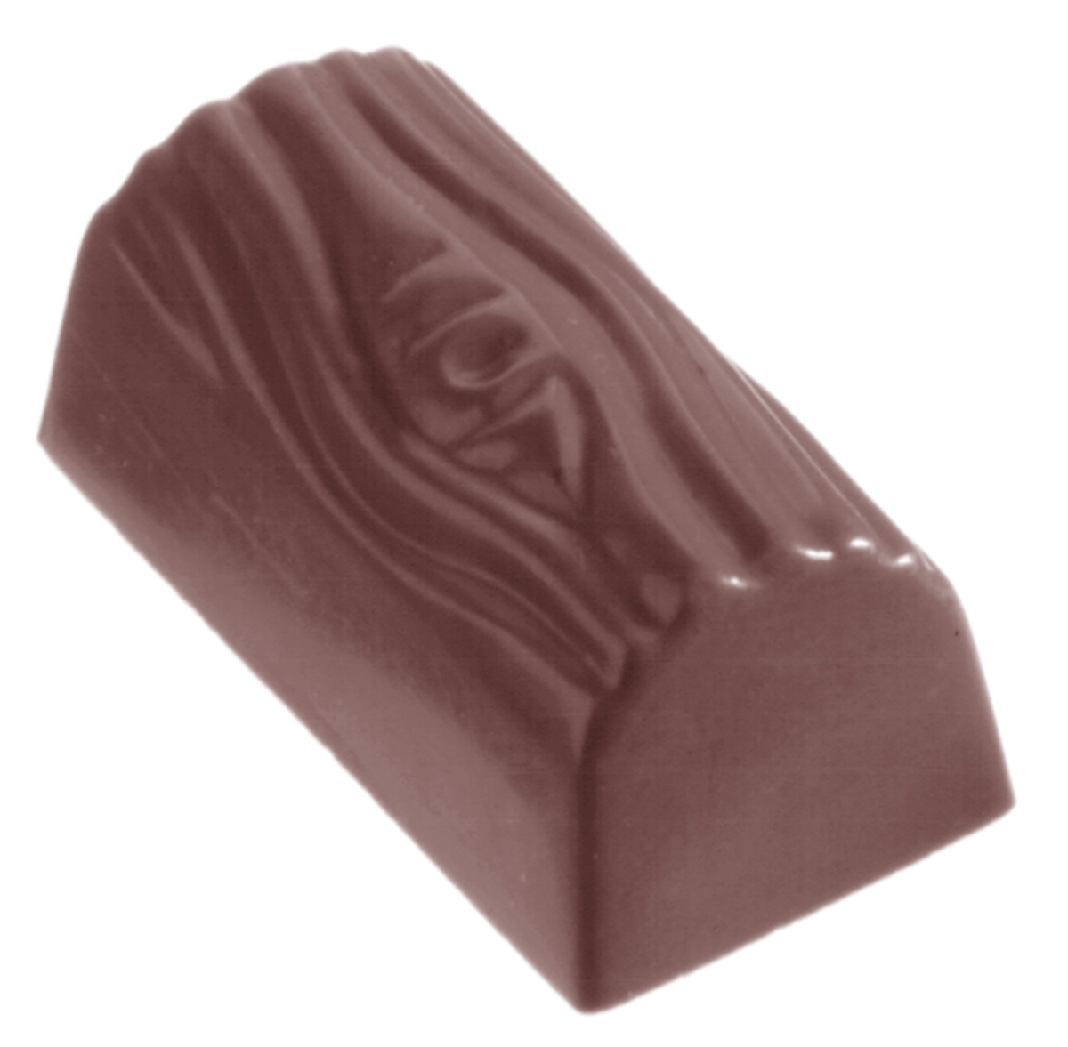 Professionel chokoladeform i polycarbonat - Block long CW1080