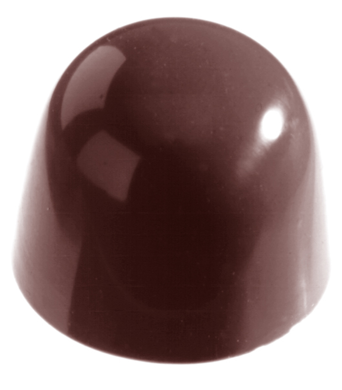 Professionel chokoladeform i polycarbonat - Cone Ø30x2,5 cm CW1157