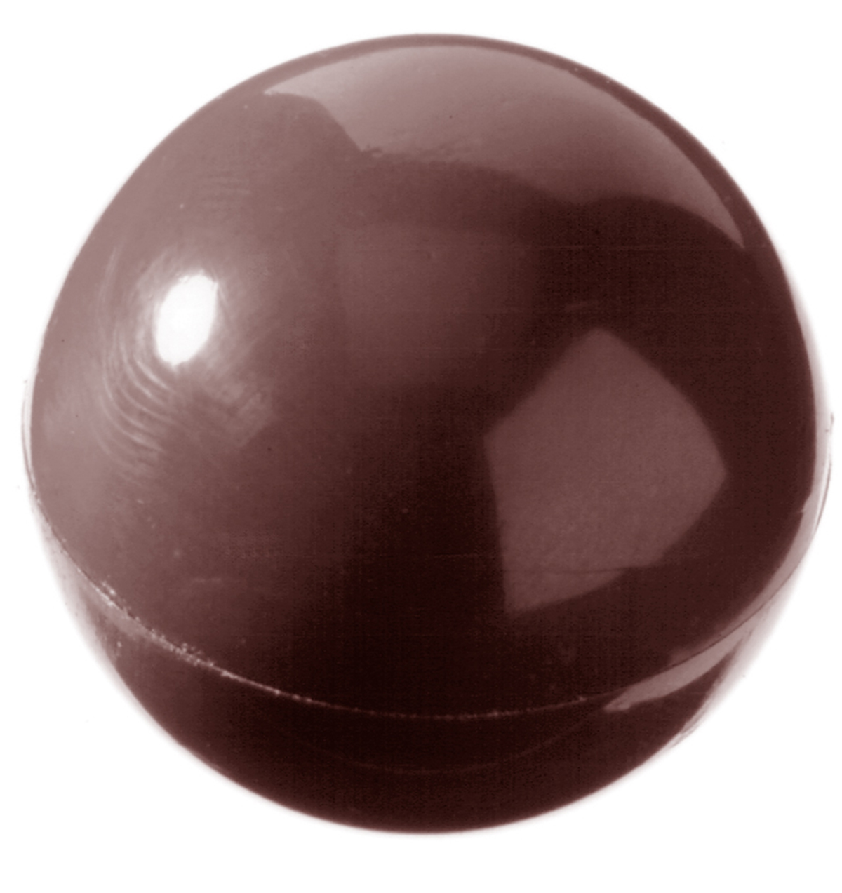 Se Professionel chokoladeform i polycarbonat - Half sphere Ø2,5 cm CW1158 hos BageTid.dk