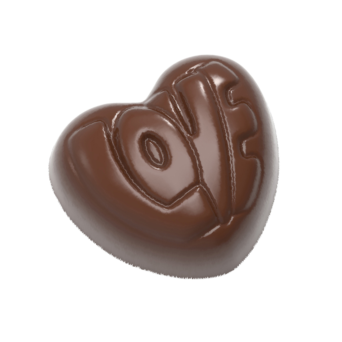 Professionel chokoladeform i polycarbonat - Love Heart CW12041