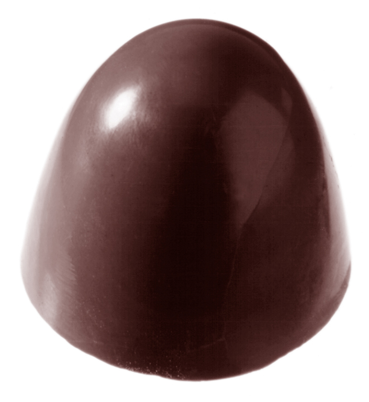 Professionel chokoladeform i polycarbonat - Flødebolle CW1291
