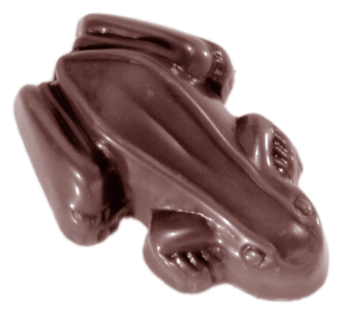 Se Professionel chokoladeform i polycarbonat - Frog 3 g CW1445 hos BageTid.dk