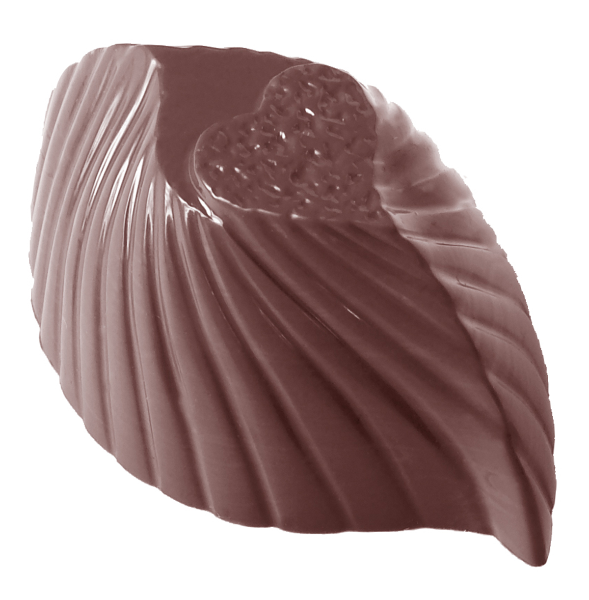 Billede af Professionel chokoladeform i polycarbonat - Classy heart CW1517