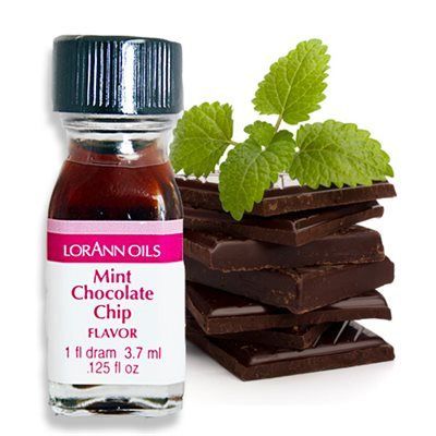 Se Mint Chocolate Chip aroma superkoncentreret 3,7 ml hos BageTid.dk