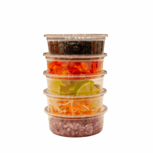 5 stk. - Deli Container Runde, 200ml