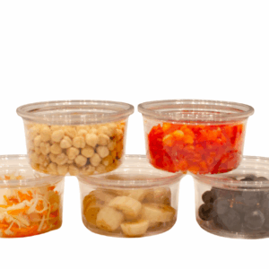 5 stk. - Deli Container Runde, 300ml