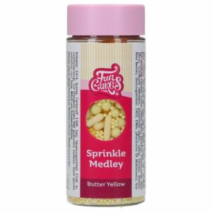 FunCakes - Sprinkle Medley/Drys Medley, Butter Yellow 70g