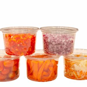 5 stk. - Deli Container Runde, 400ml