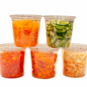 5 stk. - Deli Container Runde, 600ml
