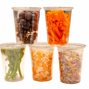 5 stk. - Deli Container Runde, 800ml