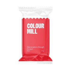 Colour Mill - Fondant Rød, 1 kg